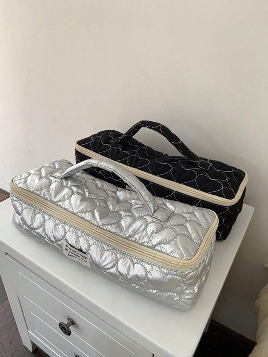 1PC Hair Dryer And Curling Iron Storage Bag - Multifunctional Travel Case With Heat-Resistant Pocket And Portable Protective Cover - Multicolor - View 1