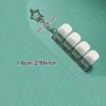 1个多功能键帽钥匙扣 - 4/9键按压玩具，成人减压玩具，DIY键盘点击器，专注娱乐 - 彩色 - 查看 3