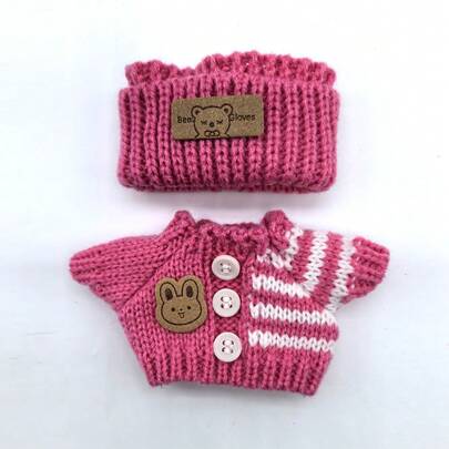 [Apparel Only] 1st & 2nd Generation Hanging Doll Clothes: Knitted Sweater, Hat, Scarf, Small Bag, Accessories