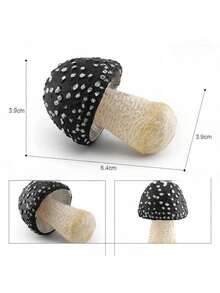 1pc Realistic Mushroom Model, Includes Shiitake, Amanita, Chanterelle, Porcini, Suitable For Teaching, Photography Props - Multicolor - View 14