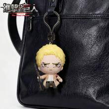1PC Crunchyroll Officially Licensed AttackonTitan 3D Figural Foam Bag Clip Keyring Mystery Blind Bag Keychain Random One Levi Or Other Characters Cartoon Anime Blind Box For Friends As Birthday Anniversary Gifts - Multicolor - View 9
