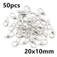 50pcs Small Alloy Lobster Clasp Hooks Connector For Necklace Bracelet Chain DIY Jewelry Making Accessories - Lobster Clasp - View 41