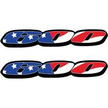 FCV 2PCs Motorcycle Fairing Sticker Decal, Reflective Vinyl Decal HD Number 600 American Flag Design Decals Compatible With Suzuki GSXR600 GSXR 600 With Strong Stickiness - 600 - View 12