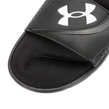 Under Armour 男士拖鞋/凉鞋，舒适拖鞋，UA M Ignite VI SL 轻便舒适休闲通勤鞋 3022711-003 - 黑色 - 查看 7