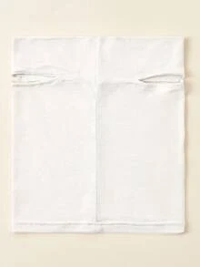 1件裝女款純色桶帽，附耳孔，輕量彈性希賈布帽，白色圍巾無帽檐帽，頭巾圍巾，希賈布頭巾，時尚極簡透氣女用頭巾，適合日常穿戴或作為送給家人朋友的禮物 - 純色-筒帽 - 查看 26
