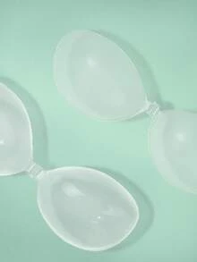 1件装女士硅胶隐形文胸，隐形肩带提拉设计，自粘式无肩带隐形款式，适合搭配婚纱/礼服、露肩装、露背装、细肩带装、紧身连衣裙、薄纱上衣、吊带套装、新娘送礼会、旅行、派对、鸡尾酒会礼服、婚礼/正式晚宴等场合。 - 彩色 - 查看 6