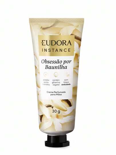 Eudora Creme Perfumado para Mãos Instance Baunilha 30g