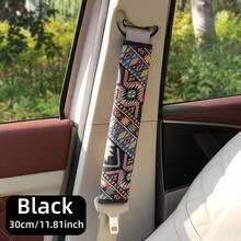 1pc Bohemian Style Seat Belt Shoulder Pad, Wear-Resistant And Durable, 12 Inch Or 20 Inch Length, Suitable For Cars, SUVs And Trucks, All Season Unisex, Automotive Interior Accessory - A - View 9