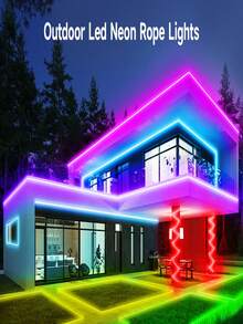 16.4ft Bedroom Decorative Light Strip, RGB LED Light Strip, 44-Key Remote Control, Neon Light, Flexible DIY Design Suitable For Bedroom, Living Room, Gaming, Party Decoration, LED Neon Light Strip, LED Light, LED Light Strip, Bedroom LED Light, 16.4ft LED Light, 44-Key Remote RGB LED Neon Light Strip, RGB Color Changing Smart Light, Bedroom LED Light, Color Changing LED Light Strip With 44-Key Remote, Home LED Light Strip, Party Decorative Light - Multi-color light - View 8