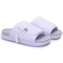 Asuna 3.0 Casual Polyester Lace-Up Outdoor Slippers - All White - View 7