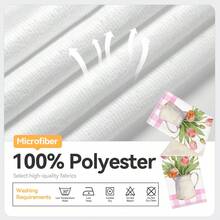 2pcs Kitchen Towels, Modern Kitchen Utensils Pink Plaid Tulip Pattern Super Soft Microfiber Kitchen Towels, 40*60cm/15.7*23.6in Towels, Single-Sided Printed, Kitchen Dish Cloths, Suitable For Restaurant Kitchen Bathroom Decor, Holiday Gift - Multicolor - View 3