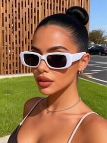 1pc Classic Personalized Leopard Catwalk New Vintage Women Fashion Eyeglasses For Driving Fishing Boating Street Snap Musical Festival Tropical Beach Vacay Outdoor Casual Activities Fashion Accessories Suitable For All Face Shapes - Multicolor - View 6