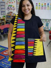 Aprons - สีน้ำเงินเข้ม - ดู 2