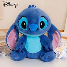 Disney Búp bê nhồi bông Stitch được ủy quyền, búp bê Stitch có tai cử động được, búp bê nhồi bông Stitch ngồi dễ thương đeo ba lô, quà tặng lễ hội/sinh nhật cho trẻ em. - Nhiều màu - Xem 6