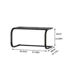 1pc Multifunctional Microwave Oven Rack, Iron Rack, Electric Oven Rack, Household Tabletop Multi-Layer Oven And Rice Cooker Storage Rack, Saves Kitchen Space, Kitchen Storage Rack, Stores Seasonings/Tableware, Essential For European And American Families - Multicolor - View 12