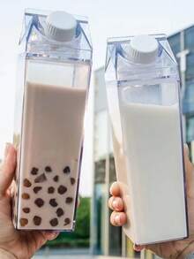 1000毫升牛奶瓶、果汁瓶，简约透明设计，加厚塑料材质，健康耐磨，坚固耐用，防滑易清洗。可盛装温度高达60摄氏度/140华氏度的饮品。 - 彩色 - 查看 6