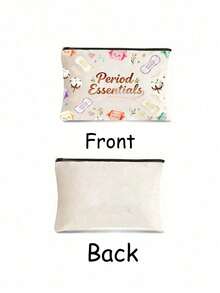 Túi đựng đồ vệ sinh in hình dùng trong kỳ kinh nguyệt, túi đựng đồ dùng cá nhân đa năng khi đi du lịch, túi đựng đồ tự thiết kế, quà tặng vệ sinh phụ nữ, thiết kế in một mặt phù hợp để sử dụng hàng ngày và du lịch. Túi đựng đồ trang điểm, túi đựng đồ vệ sinh cá nhân, túi đựng đồ chăm sóc da, túi đựng đồ dùng du lịch, đồ dùng cần thiết cho kỳ nghỉ của phụ nữ, túi du lịch cho phụ nữ, túi xách tay dung tích lớn. - Nhiều màu - Xem 6