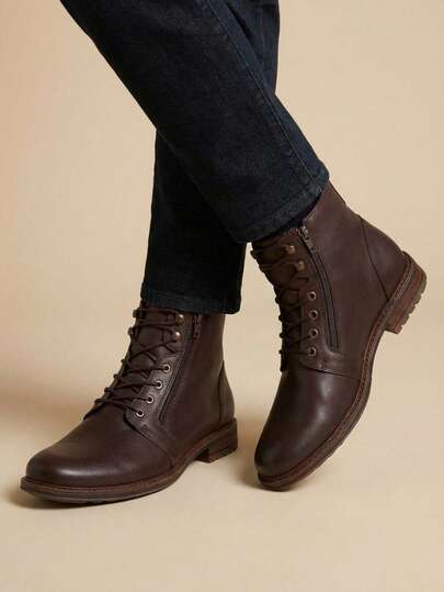  Botines Caballero Stylo 3000 Botas para Hombre Simipiel