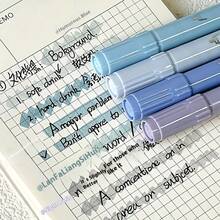4pcs/1set Water-Based Dual-Tip Fluorescent Pens, High-Quality Ink, Suitable For Art, Crafts And Greeting Cards, Ideal For Students To Highlight Key Points In Classroom, Perfect Easter Or Back To School Gift (Random Colors) - Multicolor - View 7
