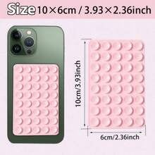 Silicone Gooseneck Phone Mount 1 Piece Silicone Phone Adhesive Grip Suction Cup Phone Case Stand Hands-Free Adhesive Phone Handle For Selfies And Videos Phone Finger Grip Stand Valentine's Day Gift - 1PC - Random Color - View 9