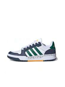 Adidas Neo Entrap Retro Comfortable Durable Lightweight Low-Top Sneakers, Unisex White/Green/Blue - White Green Blue - View 13