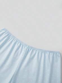 Women's Fold Over Micro Short Going Out Low Rise Booty Cheeky Shorts 2026 - Sky Blue - View 6