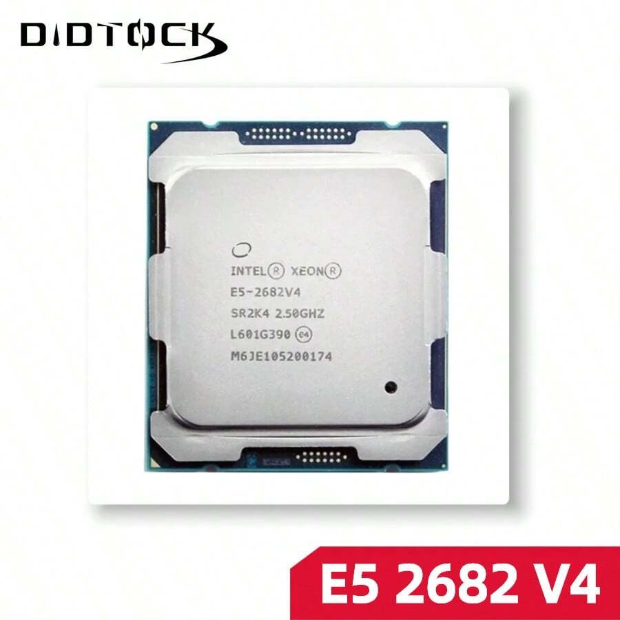 intel 英特尔至强 E5 2682 V4 2682V4 CPU 2.5GHz 16 核 120W LGA 2011-3 处理器 无风扇 无原包装盒 - 黑與白 - 查看 1