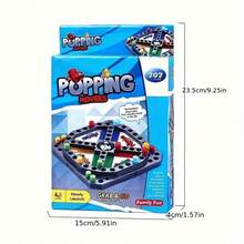 This Creative Desktop Flying Chess Game Set Is An Interesting And Interactive Educational Chess Game, Very Suitable For Family Gatherings And Other Occasions. This Colorful Chess Game Combines Elements Of Luck And Strategy, Bringing An Instant And Fun Entertainment Experience. Players Take Turns Pressing The Central Dice To Move The Colorful Chess Pieces Along The Vibrant Game Board Track. - Multicolor - View 6