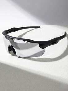 1 Piece Women's Futuristic Y2K Punk Style Sport  With Reflective Mirrored Silver Lens  Protection Fashion Accessory For Rave Festival Street Wear Beach Travel & Sports - 銀色 - 查看 2