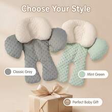 Multifunctional Baby Stroller Positioning Pillow Protective Pad Handbag Seat Cushion Plush Detachable Korean Ins Style - Multicolor - View 3