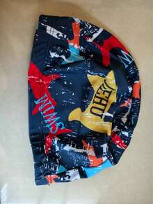 Gorro de natación de silicona para adultos, con elegante diseño de mariposa, impermeable, antideslizante, cómodo y elástico, adecuado para cabello corto y largo - Multicolor - Ver 4