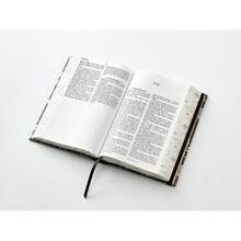 Biblia RVR60 Letra Grande Tapa dura con elástico: Primavera Negra - Libro único - Ver 4