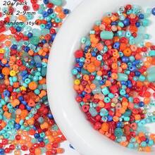2-9毫米玻璃混色圆珠串珠手工DIY手链项链吊坠材料包配件批发 - 彩色 - 查看 8