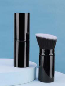 1pc New Retractable Makeup Brush, Soft Powder Blush Brush, Multi-Functional Cosmetic Tool, Travel Friendly - Multicolor - View 12