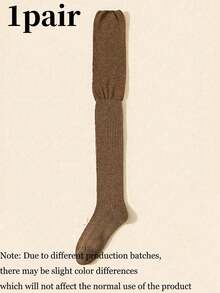 4 双女士过膝长袜，高弹薄款，纯色拼接设计，可机洗干洗，百搭时尚，新颖独特，多功能服装配饰，时尚设计，采用高弹面料制成，穿着舒适。 - 彩色 - 查看 19