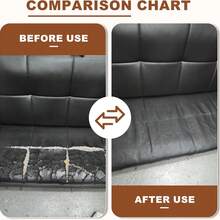 1 Roll Black/Dark Brown/White Leather Repair Patch, Waterproof Removable Self-Adhesive Leather Repair Tape, Cuttable Repair Tape Kit, Suitable For Furniture, Sofa, Car Seats, Chairs And Other Leather Repair, Renovation And Reupholstery. - Multicolor - View 10