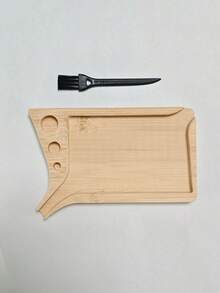 Bamboo Conical Rolling Tray With Brush, Multifunctional Pre-Roll Filling Station And Cone Loader, Portable Rolling Aid Tool Set - Multicolor - View 5