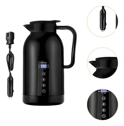 ¡RecomendadoHervidor De Agua Para Coche, Botella Calefactora De Acero¡Top de Temporada