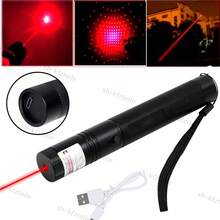 Pocket Laser Pointer, Long-Range Green/Red Laser Pointer, USB Rechargeable, Outdoor Emergency Laser Pointer, Demonstration, Interactive, Pet Toy Pointer - Green color light - View 3