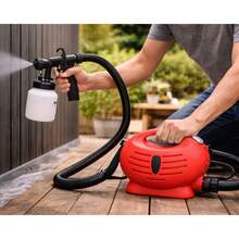 Compresor Portátil Adir Con Pistola HVLP Para Pintar Profesional Uso Doméstico Taller Manualidades Automotriz - A - Ver 9