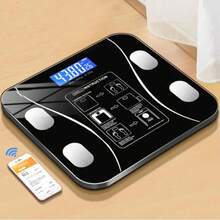 Báscula Corporal Inteligente Bluetooth Báscula de baño Báscula de Peso Corporal BMI Báscula electrónica Digital LED - Multicolor - Ver 4