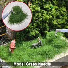20g/Bag 12MM Static Powder Model Grass For Micro Landscape/HO N Scale Train Railway Models - As Photos - View 3