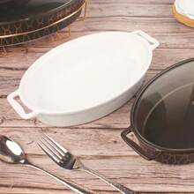 Trays - Oval White Without Shelf - View 6