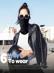 Unisex Windproof Cycling Face Mask, Breathable Quick-Dry Ski Motorcycle Helmet Liner Protective Cap - Multicolor - View 8