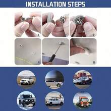 20/40/60pcs Car Roof Repair Kit, Includes Interior Clips, Rivets, Fasteners & Installation Tools, Suitable For Sedan/SUV/Truck - Car Roof Repair Button - View 11