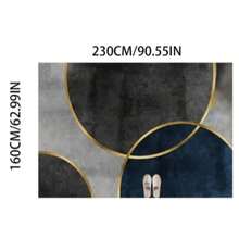 1 pieza Patrón floral bohemio, adecuado para sala de estar, dormitorio, comedor y oficina - Rectangular, tejido ligero con patrón colorido para balcón - Multicolor - Ver 15