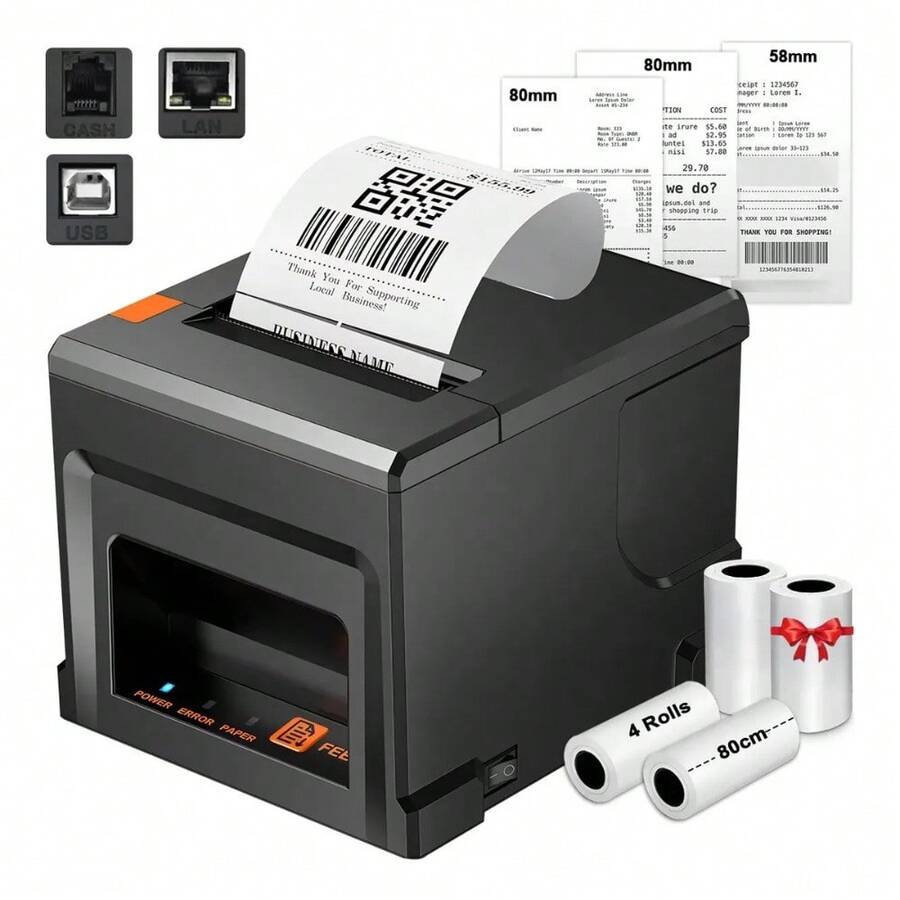 Impresora Térmica Esc/pos Con Corte Automático De 80mm - por defecto - Ver 1