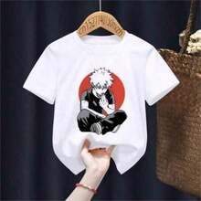 2026 Summer Tops2026 Fashion Print Casual T-Shirt Birthday Gift My Heros Academia Graphic Print T Shirt Vintage Harajuku Streetwear Short Sleeve Plus Size Cotton Crew Neck T Shirt Women Men,Short Sleeved Single-Sided Printed T-Shirt,Pullover Style Shirt,Retro Hip-Hop Style,Street Style,Machine Washable,200g Heavy Cotton,Spring Summer Top, Relaxed Fit TeeLoose And Comfortableshirts - 白6 - 查看 8