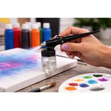 Pincel De Aire Profesional 315 Goni Aerógrafo Pintura Precisión Detallado Manualidades Automotriz Arte Modelismo Uso Rudo - A - Ver 7