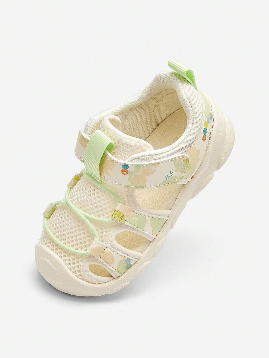 Balabala Dép xăng đan cho trẻ em, bé trai và bé gái, thiết kế siêu nhẹ, giày mùa hè mềm mại và thoải mái 2026 - tông màu trắng xanh - Xem 1